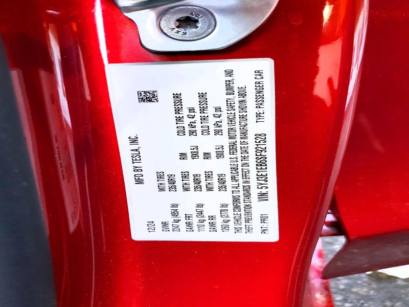 Aukcja sprzedaży 2025 Tesla Model 3, vin: 5YJ3E1EB6SF921528, numer aukcji: 56699296