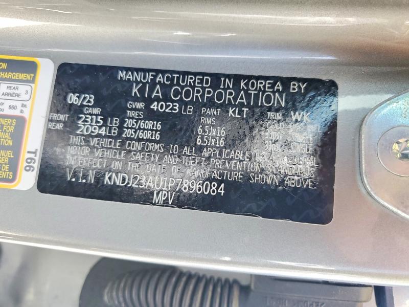 Продаж на аукціоні авто 2023 Kia Soul, vin: KNDJ23AU1P7896084, номер лоту: 58809636