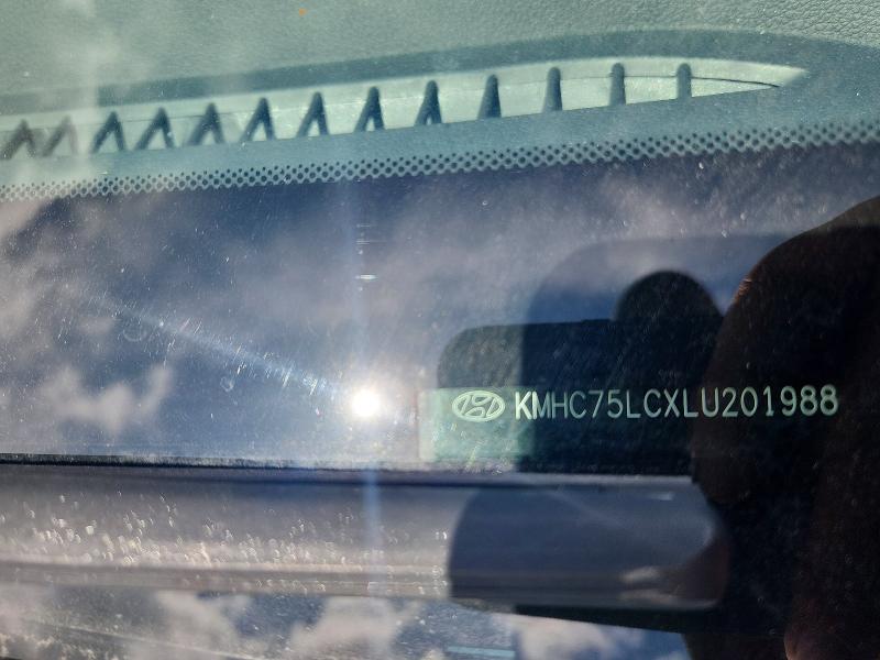 2020 Hyundai Ioniq მანქანა იყიდება აუქციონზე, vin: KMHC75LCXLU201988, აუქციონის ნომერი: 55841506