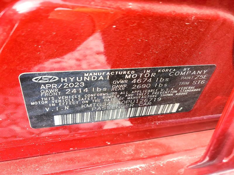 Продажа на аукционе авто 2023 Genesis G70, vin: KMTG34TA0PU126719, номер лота: 57689076
