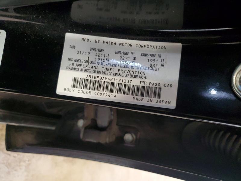 58064886 :رقم المزاد ، JM1BPBAM4K1121337 vin ، 2019 Mazda 3 مزاد بيع