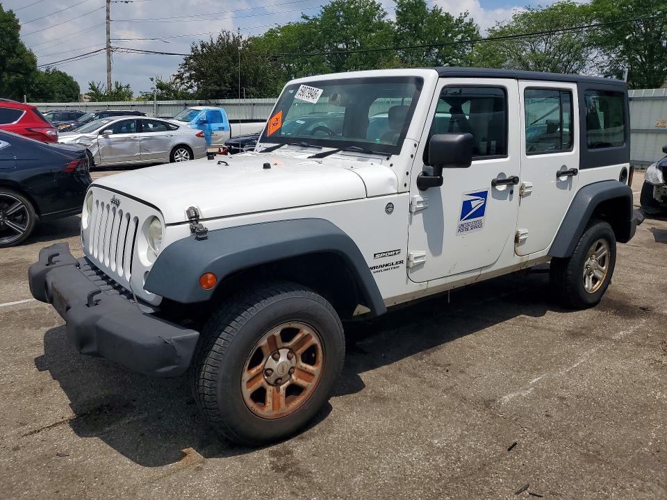 2014 Jeep Wrangler Unlimited მანქანა იყიდება აუქციონზე, vin: 1C4BJWKG3EL129469, აუქციონის ნომერი: 59079946