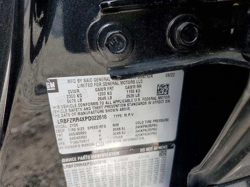 2023 Buick Envision მანქანა იყიდება აუქციონზე, vin: LRBFZRR4XPD022616, აუქციონის ნომერი: 56162496