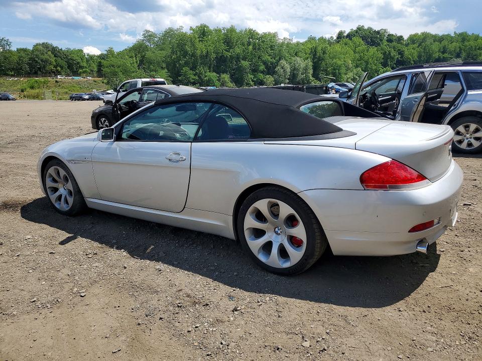 2004 Bmw 645 მანქანა იყიდება აუქციონზე, vin: WBAEK734X4B260601, აუქციონის ნომერი: 57234256