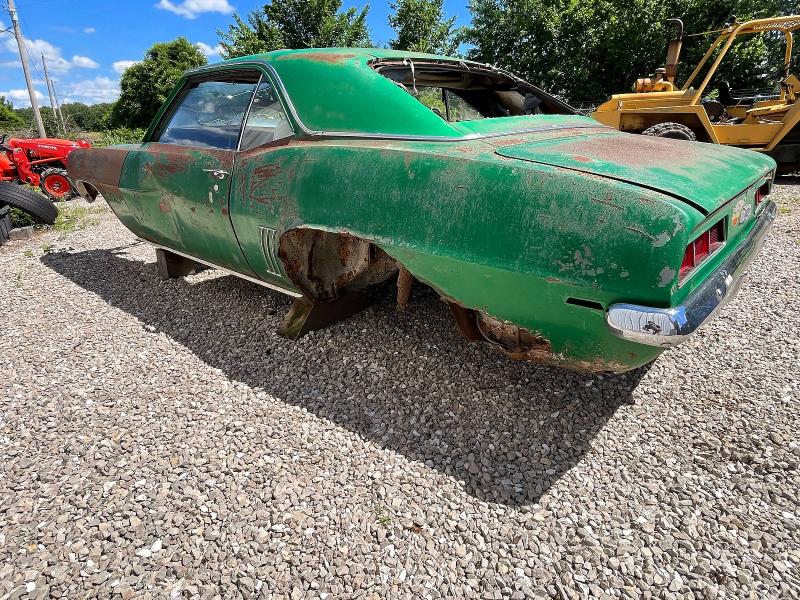 1969 Chevrolet Camaro მანქანა იყიდება აუქციონზე, vin: 124379N537274, აუქციონის ნომერი: 57604196