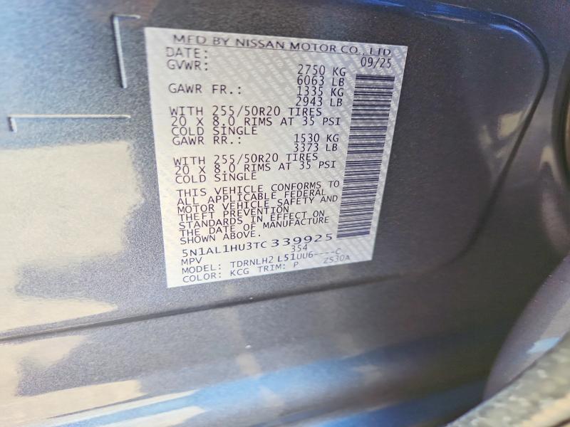Продаж на аукціоні авто 2026 Infiniti Qx60, vin: 5N1AL1HU3TC339925, номер лоту: 58592576