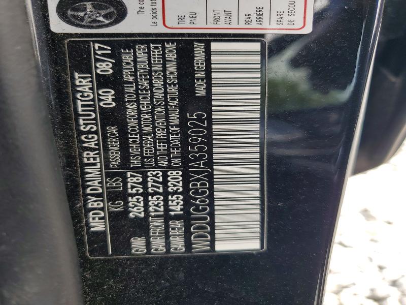 Продажа на аукционе авто 2018 Mercedes-benz S, vin: WDDUG6GBXJA359025, номер лота: 76295755