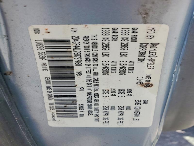 58552206 :رقم المزاد ، 2D4GP44L76R727028 vin ، 2006 Dodge Grand Caravan مزاد بيع