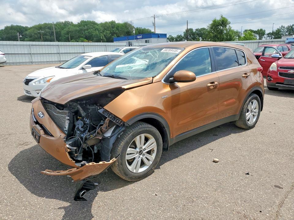 2019 Kia Sportage მანქანა იყიდება აუქციონზე, vin: KNDPMCAC5K7539334, აუქციონის ნომერი: 58289446
