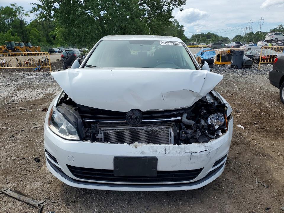 57953266 :رقم المزاد ، 3VW217AU1GM037224 vin ، 2016 Volkswagen Golf مزاد بيع