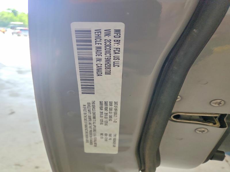56361066 :رقم المزاد ، 2C3CDXCT9NH208708 vin ، 2022 Dodge Charger مزاد بيع