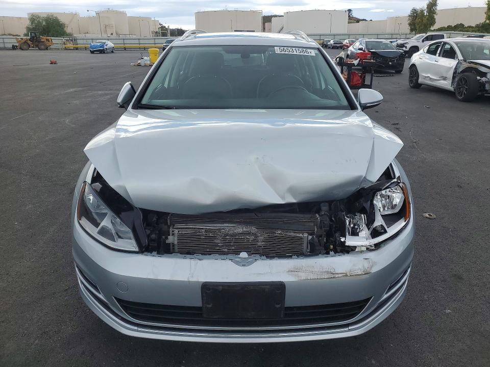 56531586 :رقم المزاد ، 3VWC17AU6FM510361 vin ، 2015 Volkswagen Golf Sportwagen مزاد بيع