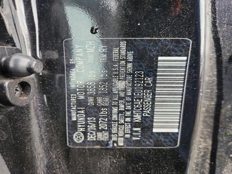 2014 Hyundai Veloster მანქანა იყიდება აუქციონზე, vin: KMHTC6AE1EU192123, აუქციონის ნომერი: 59077916