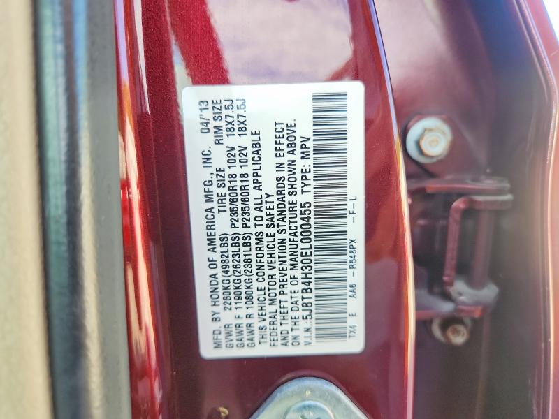 Продажа на аукционе авто 2014 Acura Rdx, vin: 5J8TB4H30EL000455, номер лота: 57199246