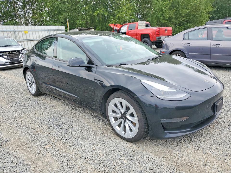 2022 Tesla Model 3 მანქანა იყიდება აუქციონზე, vin: 5YJ3E1EA2NF304476, აუქციონის ნომერი: 56161536