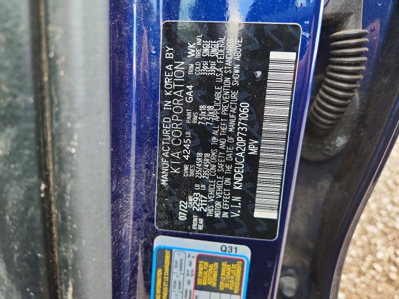 Aukcja sprzedaży 2023 Kia Seltos, vin: KNDEUCA20P7371060, numer aukcji: 56452946