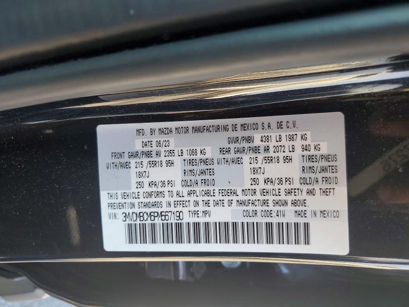 Aukcja sprzedaży 2023 Mazda Cx-30, vin: 3MVDMBCM6PM567190, numer aukcji: 58458676