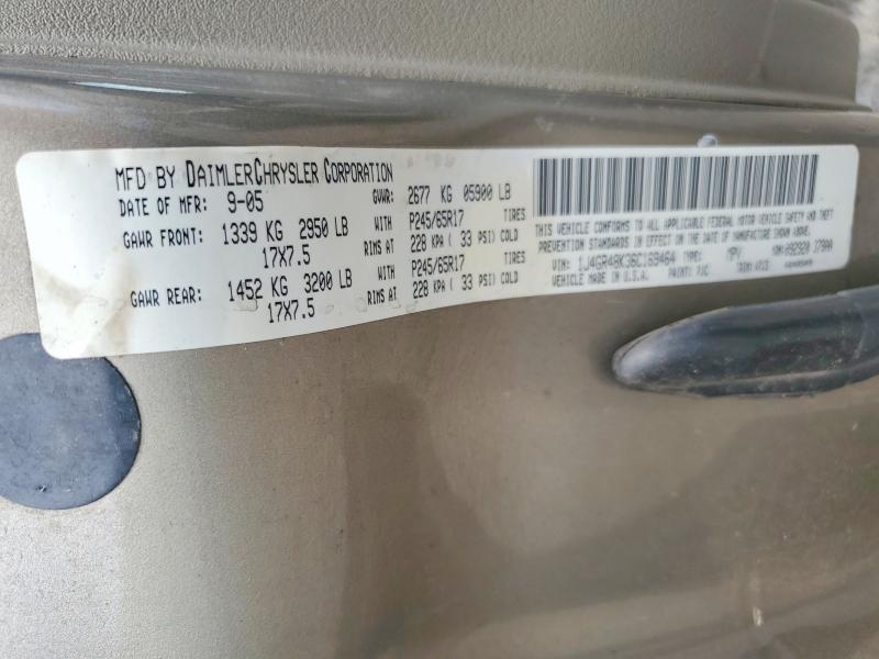 2006 Jeep Grand Cherokee მანქანა იყიდება აუქციონზე, vin: 1J4GR48K36C169464, აუქციონის ნომერი: 57947716