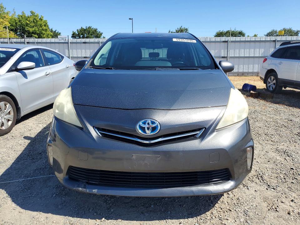 59351246 :رقم المزاد ، JTDZN3EU4C3020437 vin ، 2012 Toyota Prius V مزاد بيع