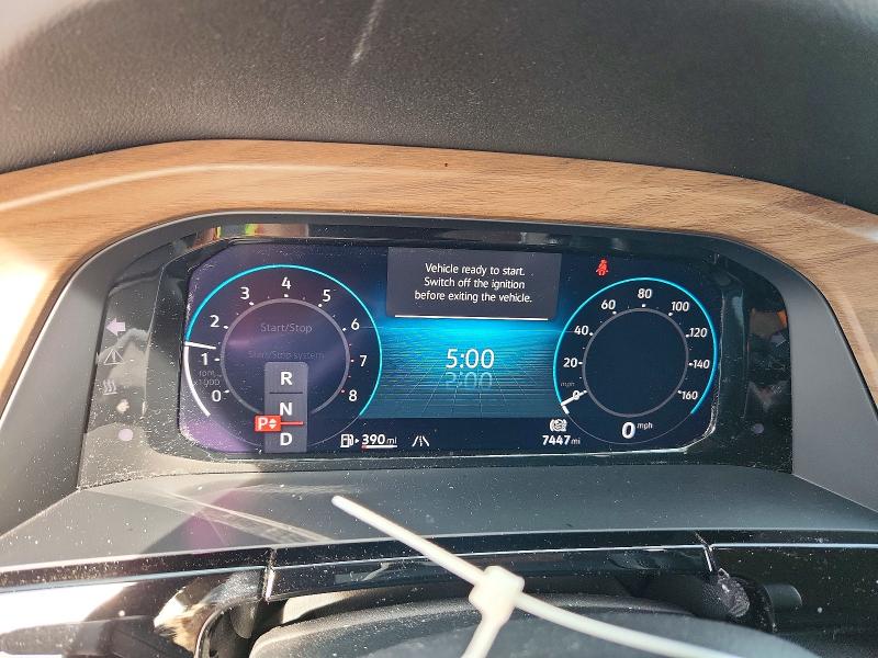 56075546 :رقم المزاد ، 1V2HR2CA6RC602257 vin ، 2024 Volkswagen Atlas مزاد بيع