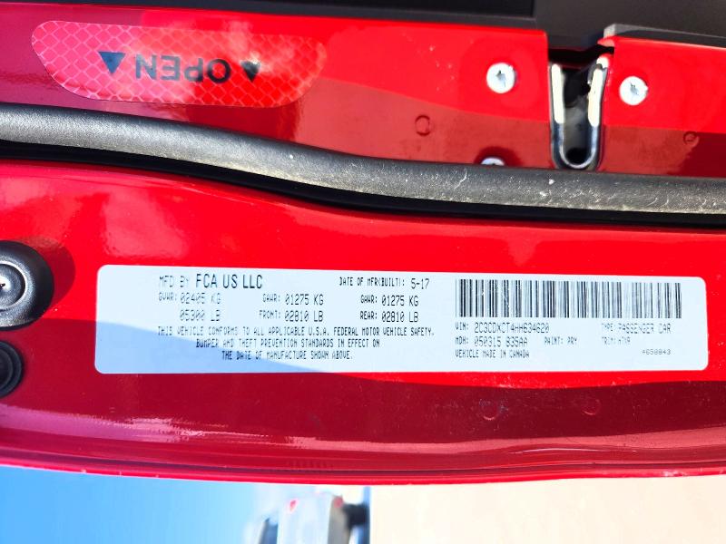 Aukcja sprzedaży 2017 Dodge Charger, vin: 2C3CDXCT4HH634620, numer aukcji: 57581906