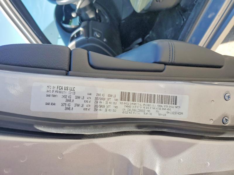Продаж на аукціоні авто 2020 Jeep Grand Cherokee, vin: 1C4RJFAG4LC208632, номер лоту: 56161826