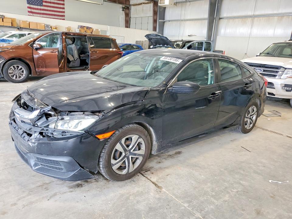 58730186 :رقم المزاد ، 19XFC2F51GE018668 vin ، 2016 Honda Civic مزاد بيع
