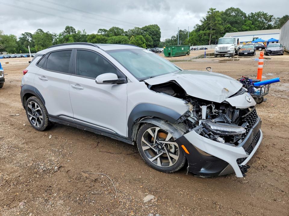 2022 Hyundai Kona მანქანა იყიდება აუქციონზე, vin: KM8K5CA38NU884608, აუქციონის ნომერი: 57048036