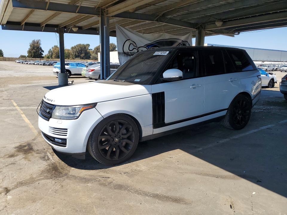 2017 Land Rover Range Rover მანქანა იყიდება აუქციონზე, vin: SALGS2FE0HA361797, აუქციონის ნომერი: 57274046