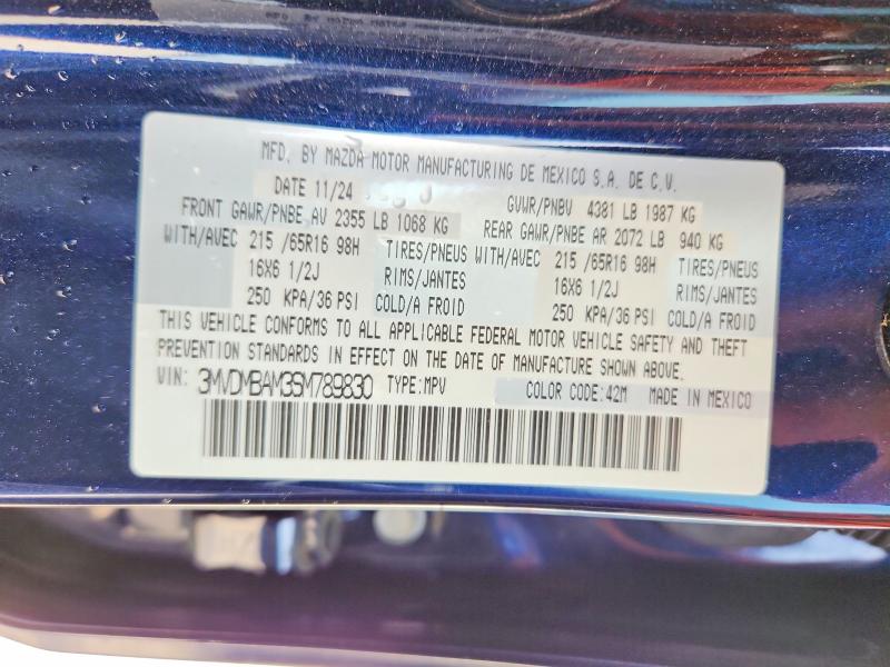 Продаж на аукціоні авто 2025 Mazda Cx-30, vin: 3MVDMBAM3SM789830, номер лоту: 56094206