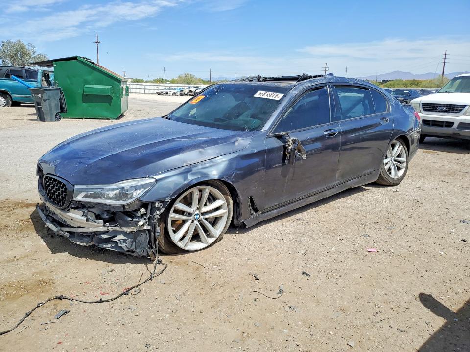 2016 Bmw 750 მანქანა იყიდება აუქციონზე, vin: WBA7F2C54GG415451, აუქციონის ნომერი: 55858606