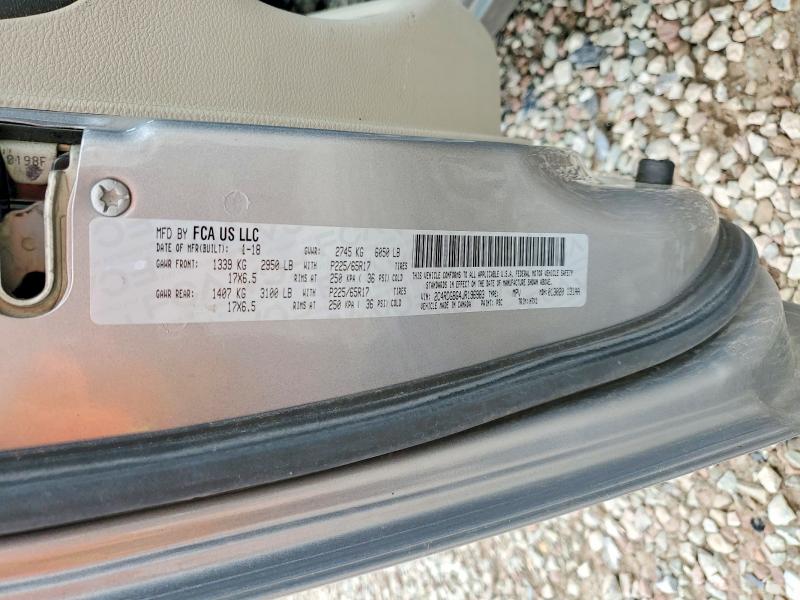 58083786 :رقم المزاد ، 2C4RDGBG4JR196983 vin ، 2018 Dodge Grand Caravan مزاد بيع