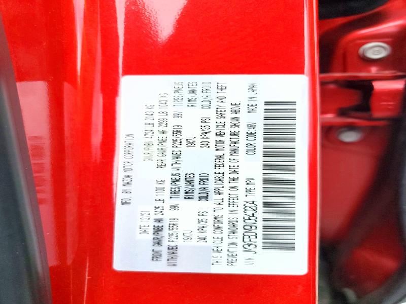 57458156 :رقم المزاد ، JM3KFBDM9N0540204 vin ، 2022 Mazda Cx-5 مزاد بيع