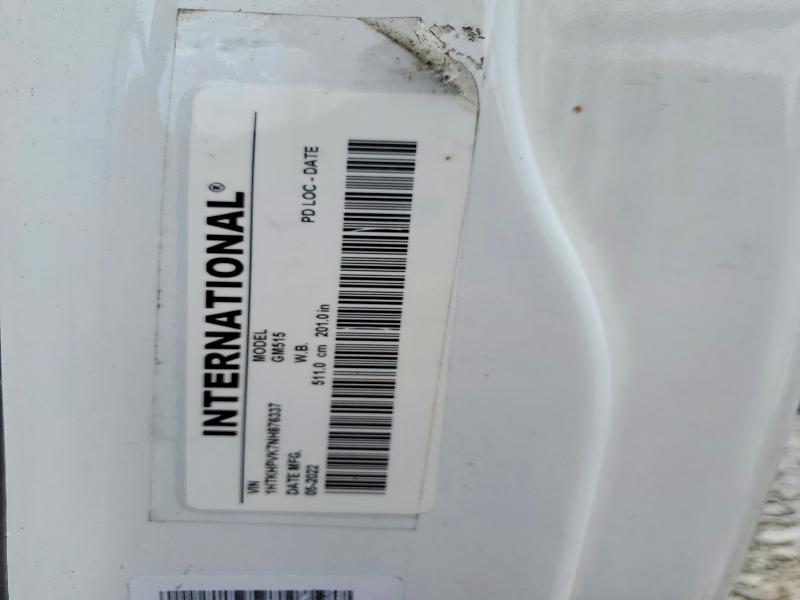 57313816 :رقم المزاد ، 1HTKHPVK7NH876337 vin ، 2022 Chevrolet Silverado مزاد بيع
