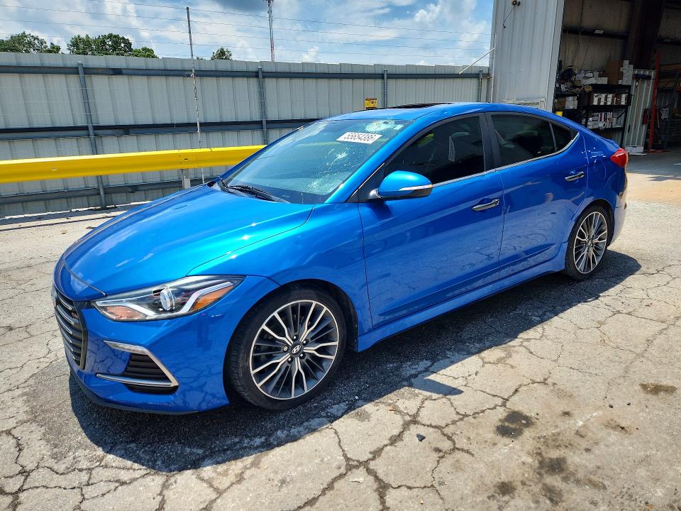 Продаж на аукціоні авто 2018 Hyundai Elantra, vin: KMHD04LB5JU468642, номер лоту: 55654386