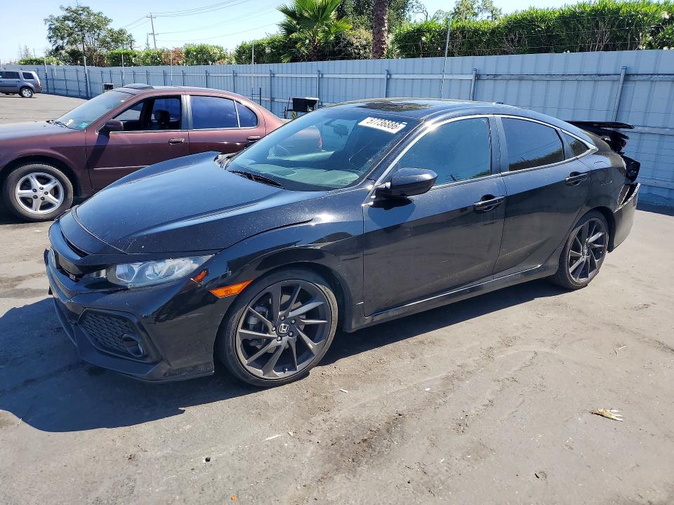 Auction sale of the 2018 Honda Civic, vin: 2HGFC1E51JH709224, lot number: 57736886
