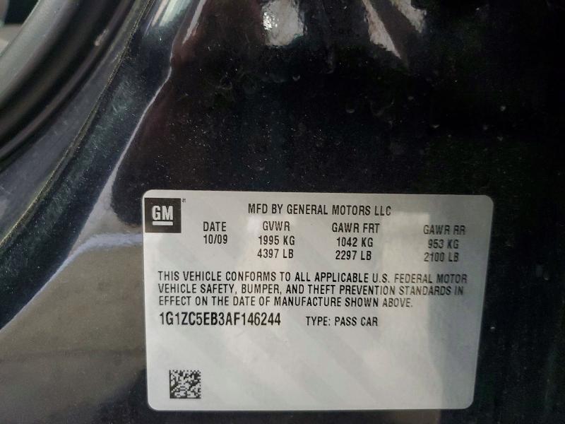 Aukcja sprzedaży 2010 Chevrolet Malibu, vin: 1G1ZC5EB3AF146244, numer aukcji: 56638676