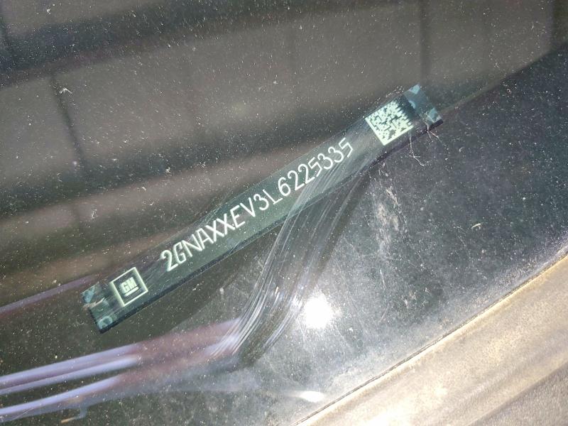 Aukcja sprzedaży 2020 Chevrolet Equinox, vin: 2GNAXXEV3L6225335, numer aukcji: 57720556