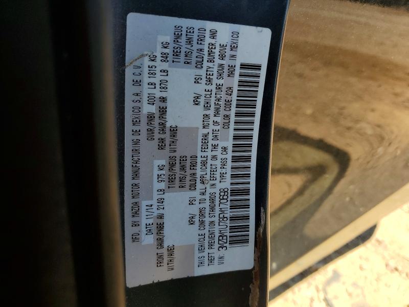 Aukcja sprzedaży 2015 Mazda 3, vin: 3MZBM1U78FM170698, numer aukcji: 56371146