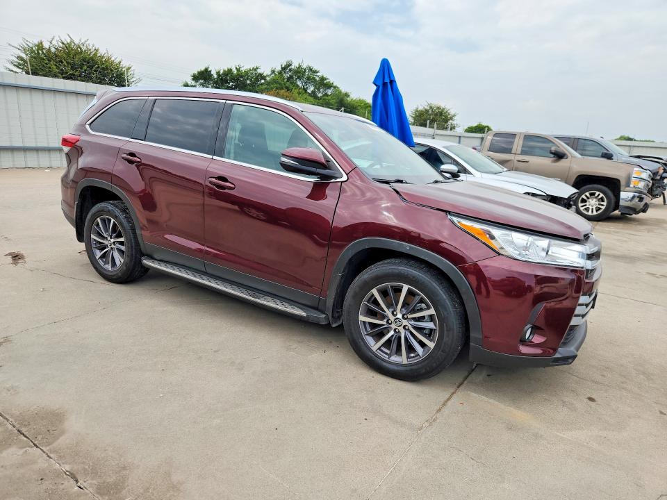 Продаж на аукціоні авто 2019 Toyota Highlander, vin: 5TDKZRFH6KS301159, номер лоту: 58058126