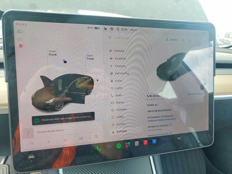 Продажа на аукционе авто 2018 Tesla Model 3, vin: 5YJ3E1EA3JF036225, номер лота: 56707156