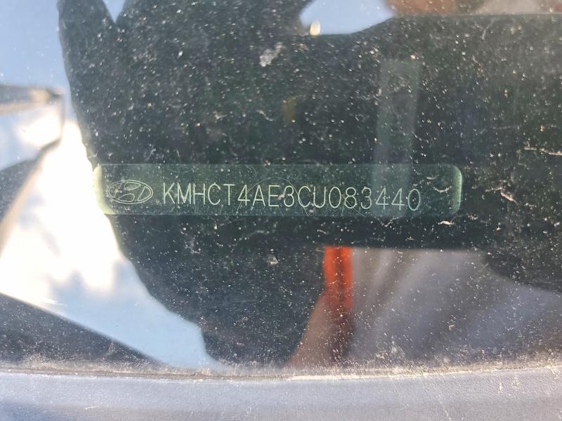 57049266 :رقم المزاد ، KMHCT4AE3CU083440 vin ، 2012 Hyundai Accent مزاد بيع