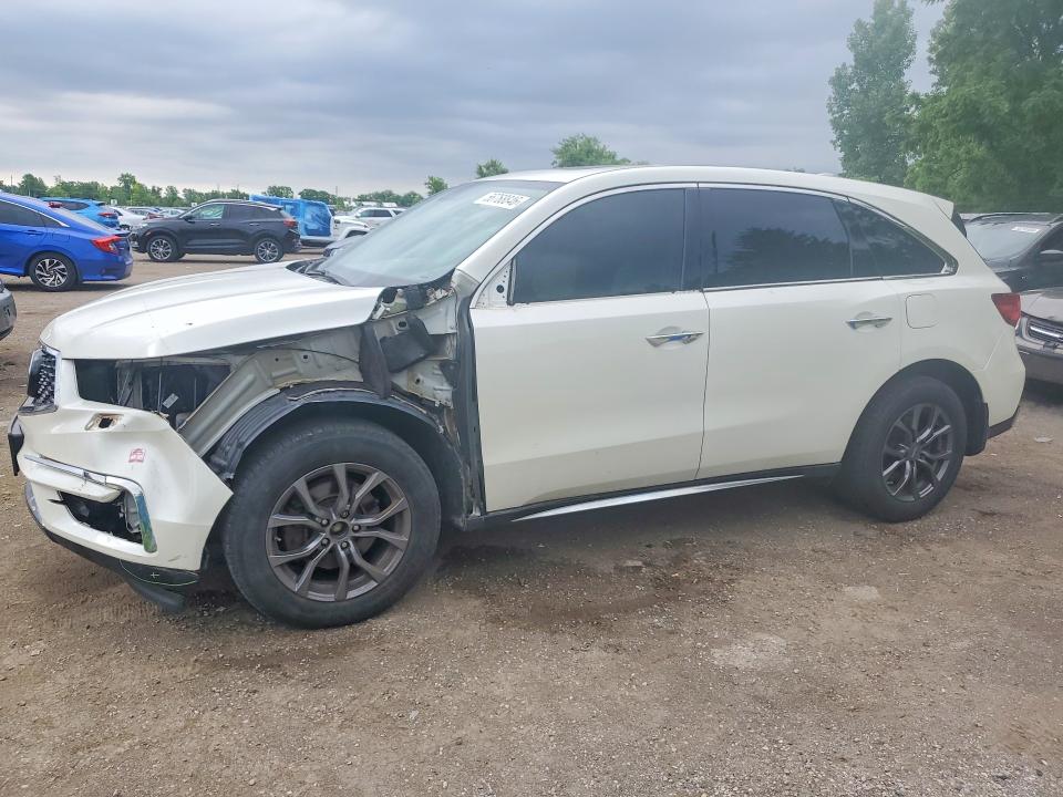 56768846 :رقم المزاد ، 5FRYD4H45HB504402 vin ، 2017 Acura Mdx مزاد بيع