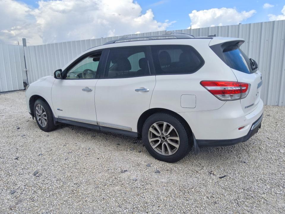 2014 Nissan Pathfinder Hybrid მანქანა იყიდება აუქციონზე, vin: 5N1CR2MN7EC661045, აუქციონის ნომერი: 58546216