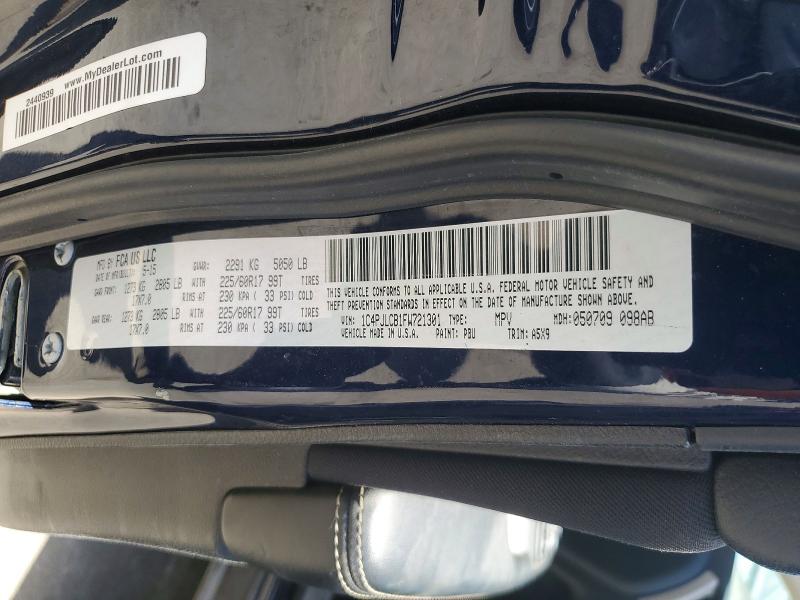 2015 Jeep Cherokee მანქანა იყიდება აუქციონზე, vin: 1C4PJLCB1FW721301, აუქციონის ნომერი: 58828756