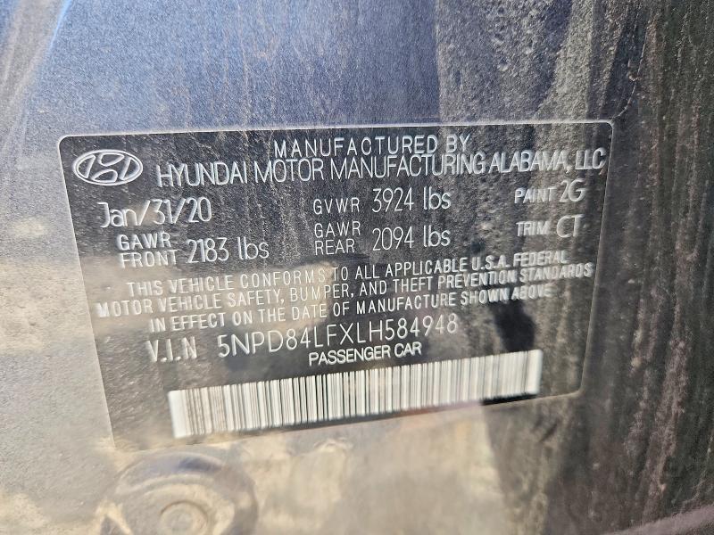 Aukcja sprzedaży 2020 Hyundai Elantra, vin: 5NPD84LFXLH584948, numer aukcji: 58596306