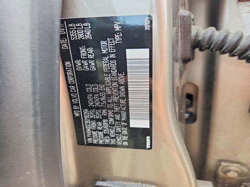 57850726 :رقم المزاد ، YV4940DZ3B2192264 vin ، 2011 Volvo Xc60 مزاد بيع