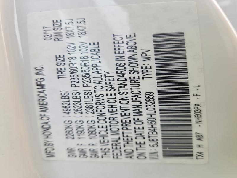 Продаж на аукціоні авто 2017 Acura Rdx, vin: 5J8TB4H50HL032859, номер лоту: 56723396
