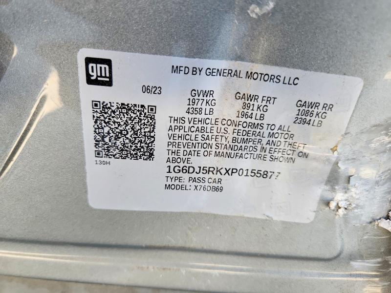 55405926 :رقم المزاد ، 1G6DJ5RKXP0155877 vin ، 2023 Cadillac Ct4 مزاد بيع