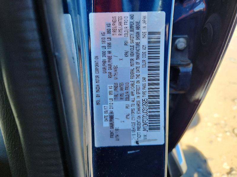 58366416 :رقم المزاد ، JM1DKFD70J0312925 vin ، 2018 Mazda Cx-3 مزاد بيع